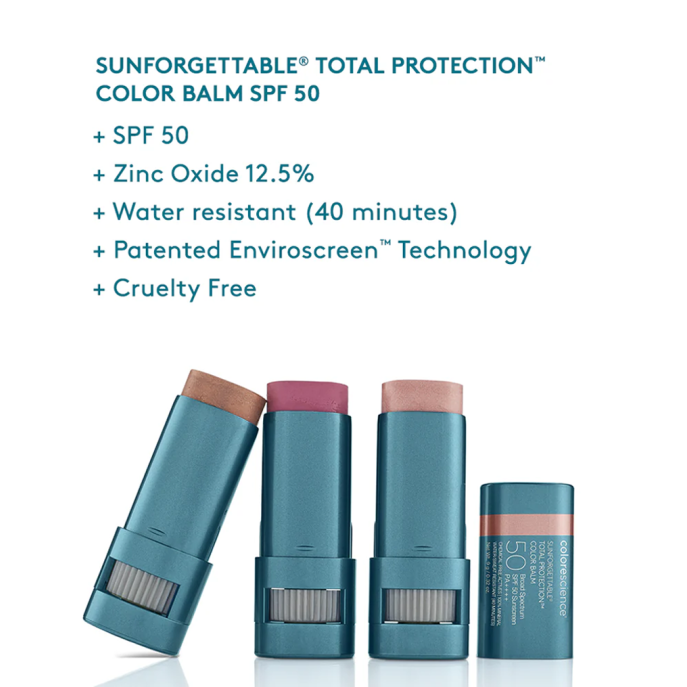 Colorescience Sunforgettable™ Total Protection™ Color Balm SPF50 9g (2 tk)