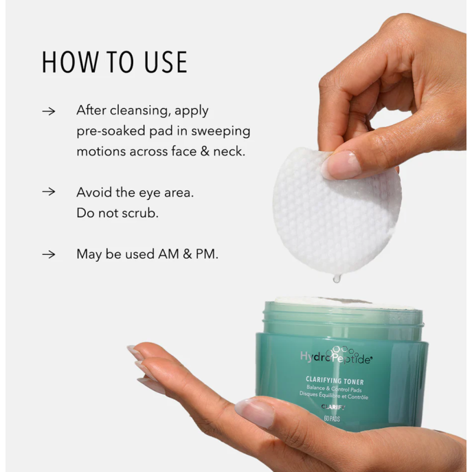 HydroPeptide Clarifying Toner 60 pads