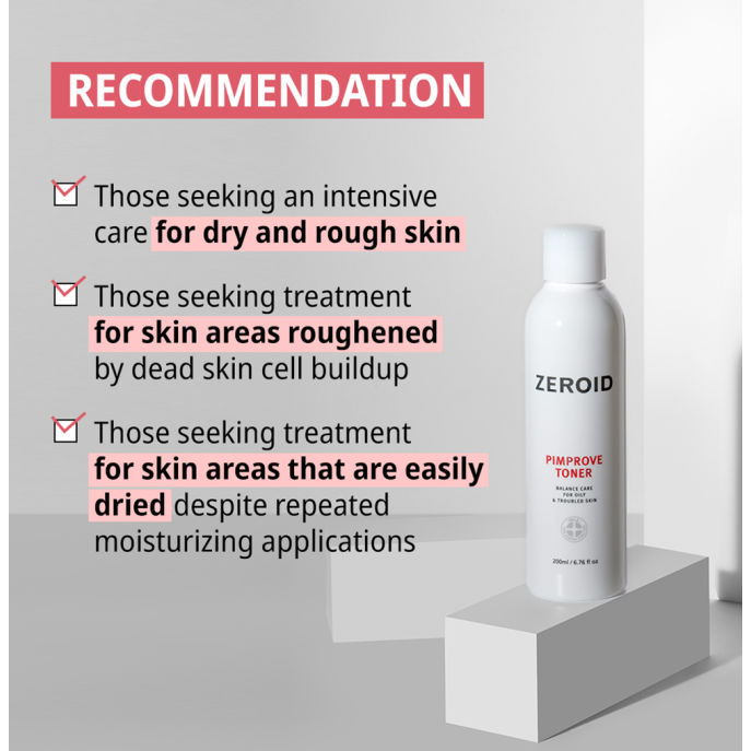Zeroid Pimprove Toner 200ml