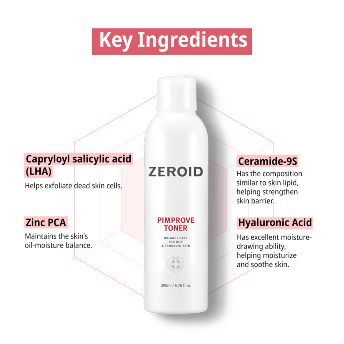 Zeroid Pimprove Toner 200ml