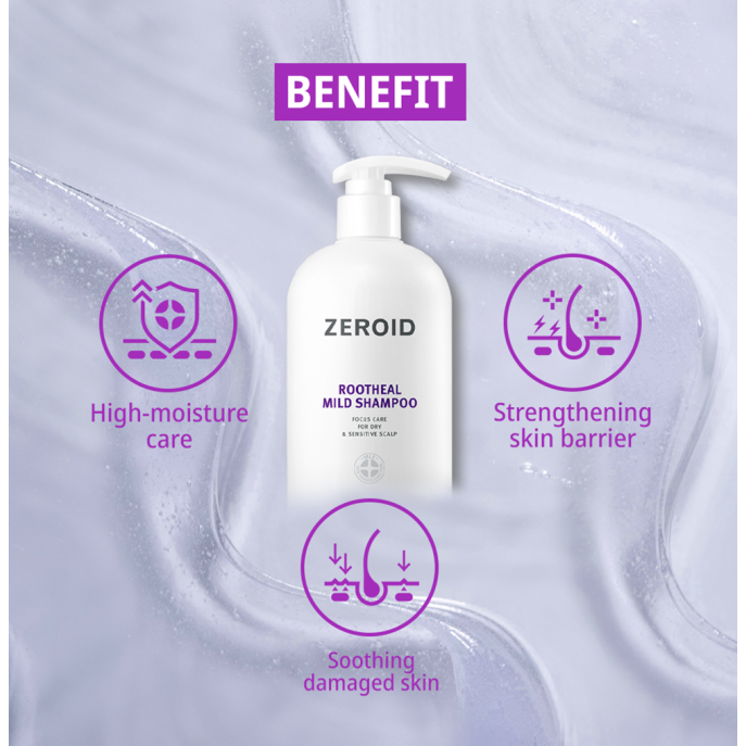 Zeroid Rootheal Mild Shampoo 300ml